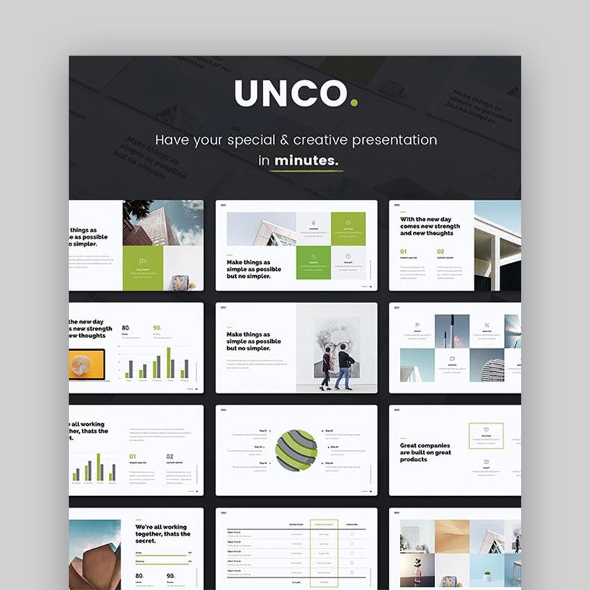 UNCO - Simple Presentation Template